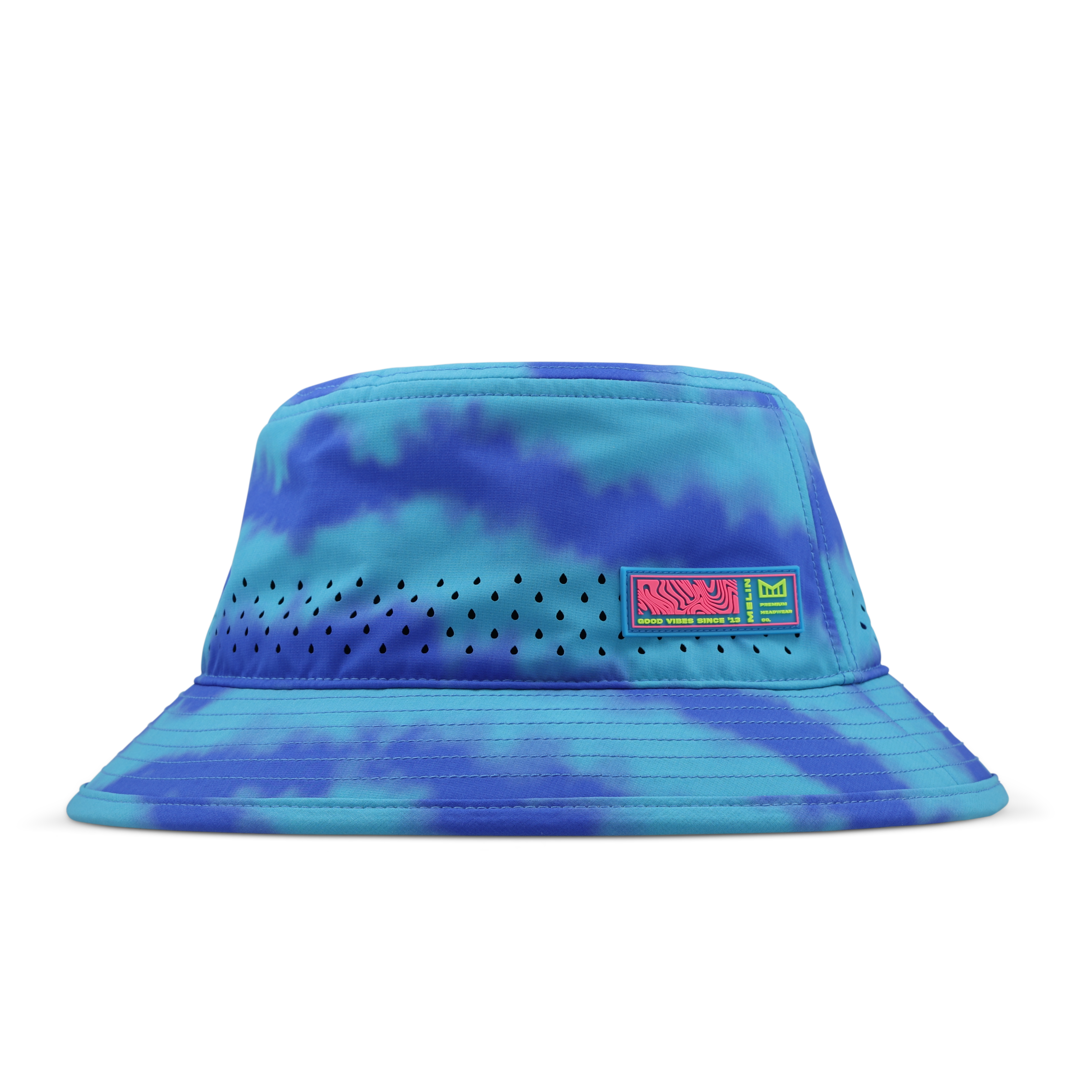 Caddy Neon Tie Dye Hydro – Electric Blue | Premium Performance