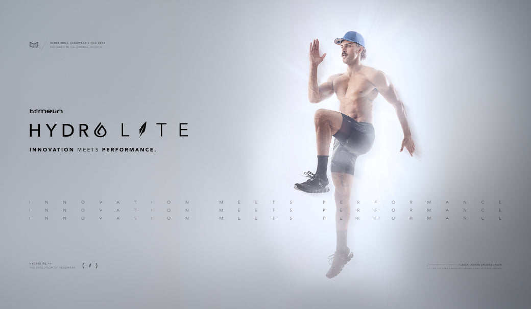 melin introduces the HYDROLite collection of premium headwear for fitness