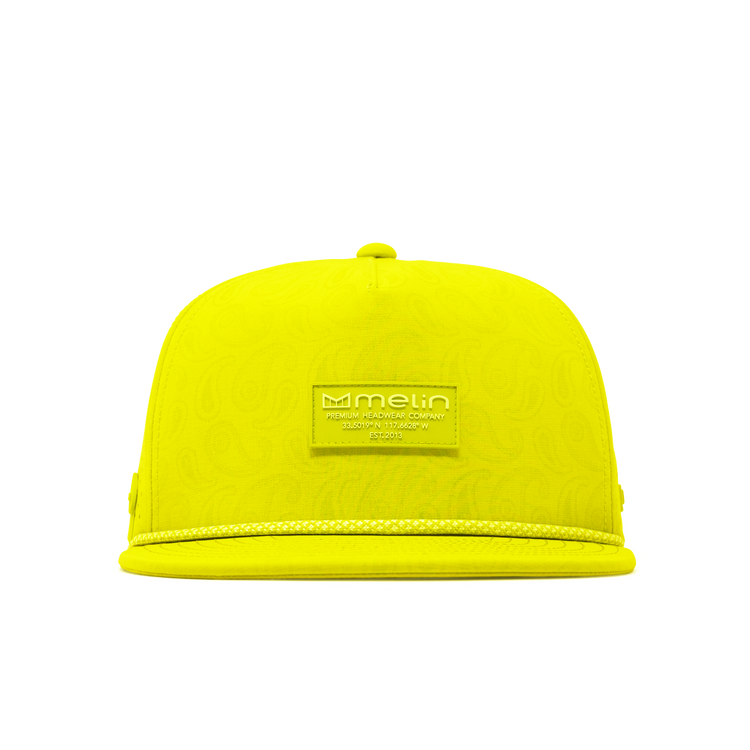 メリン　melin ハイドロ コロナド リンクスネオンイエロー Coronado Links Hydro Men's Snapback Hat – melin