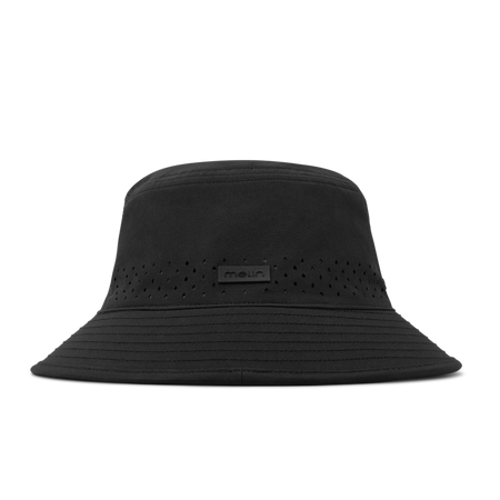 The side view of the melin Caddy Hydro  Bucket Hat in  Black