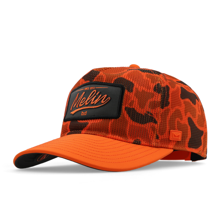 RR MONO MESH CAP (OOPS EXCLUSIVE)　MIKADO Odysea Retro Hydro – Safety Orange | Premium Performance Split Fit