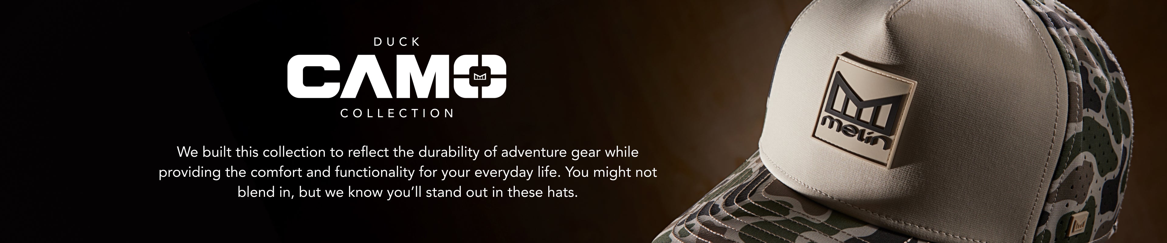 The collection banner for the Duck Camo Collection