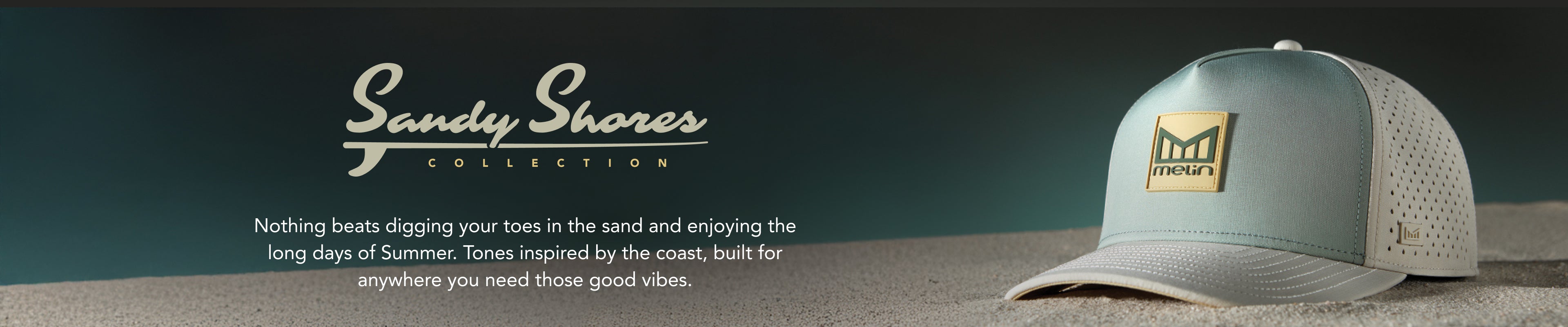 The collection banner for the Sandy Shores Collection