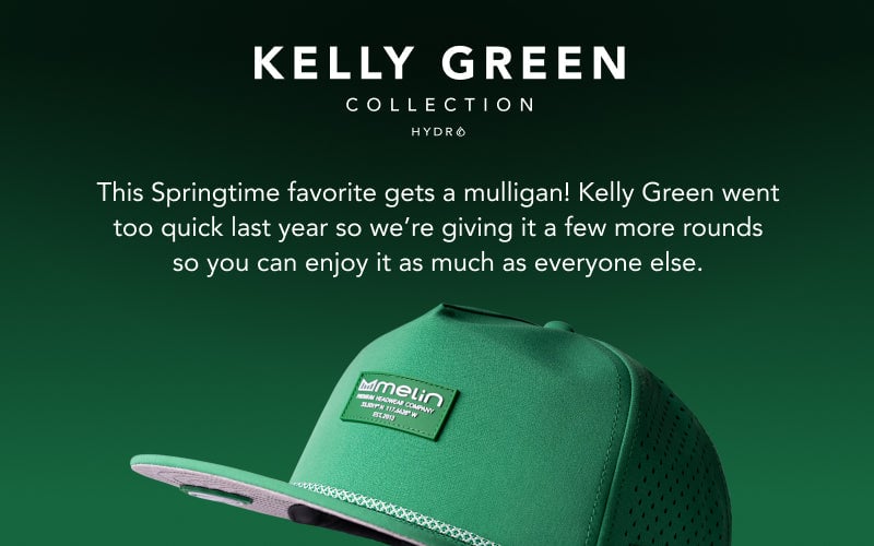 Kelly Green collection banner for mobile