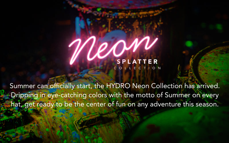 The collection banner for the Neon Splatter Collection