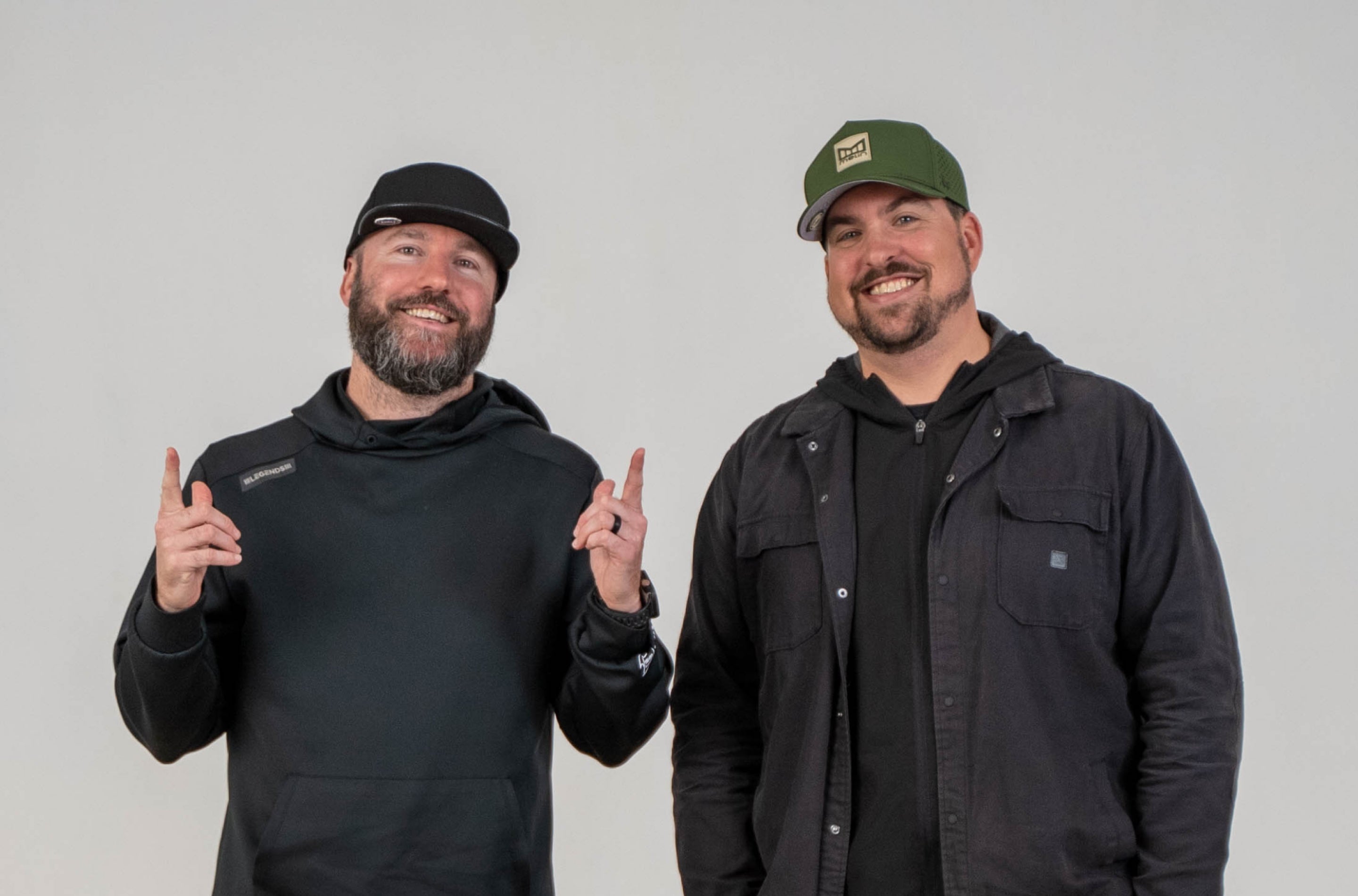 Corey Roth and Brian McDonell, the founders of melin, Premium Headwear Company