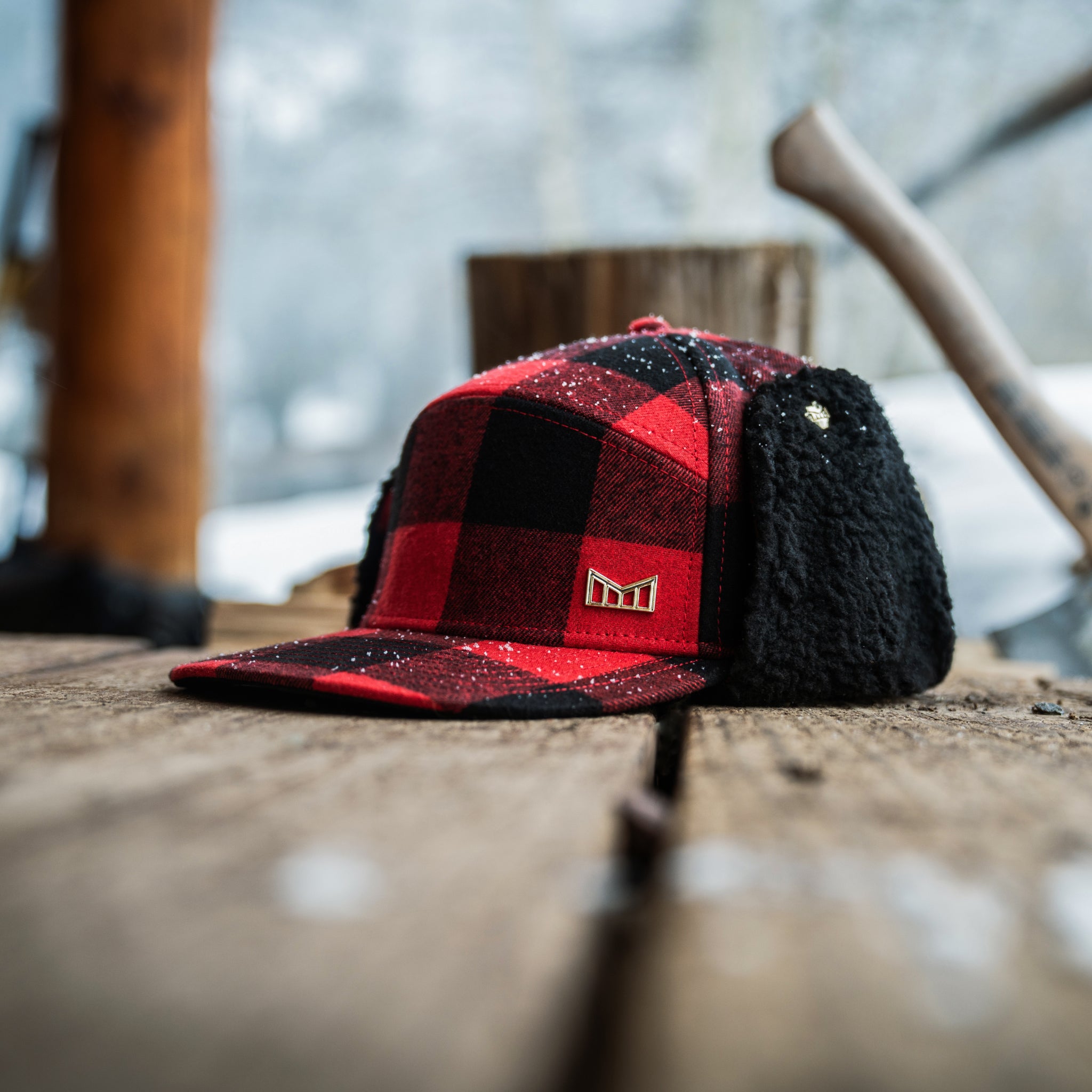 Trenches Icon Lumberjack Flannel Strapback Hat melin