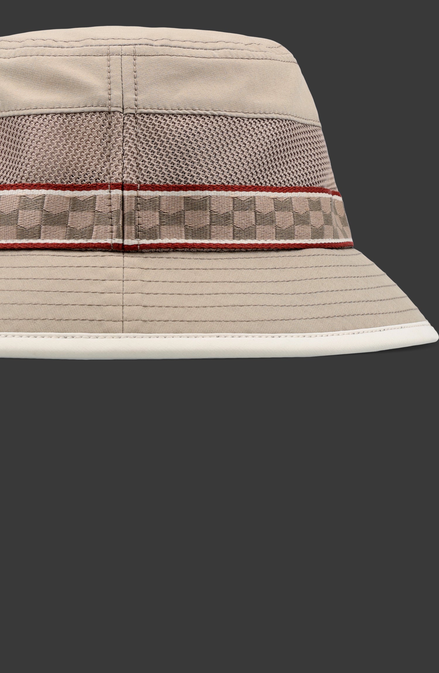 A feature card image for the melin Caddy Links Hydro hat in cobblestone (Materials)