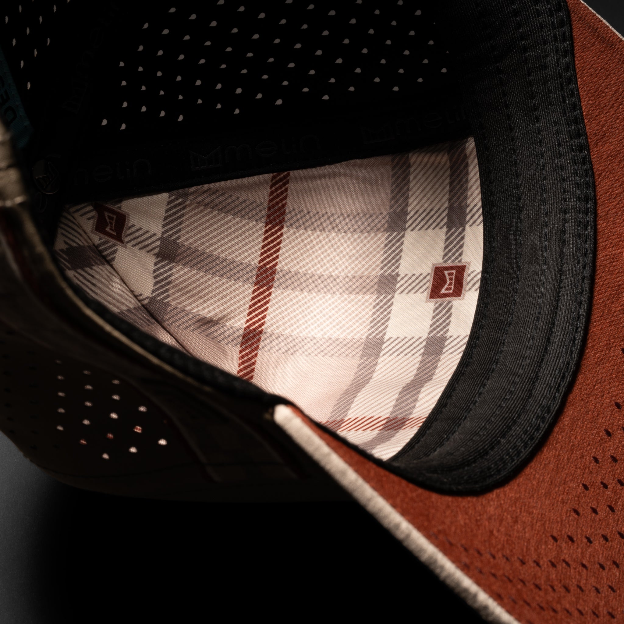 A gallery image of the melin Odysea Links Hydro hat in cobblestone, 3 of 5