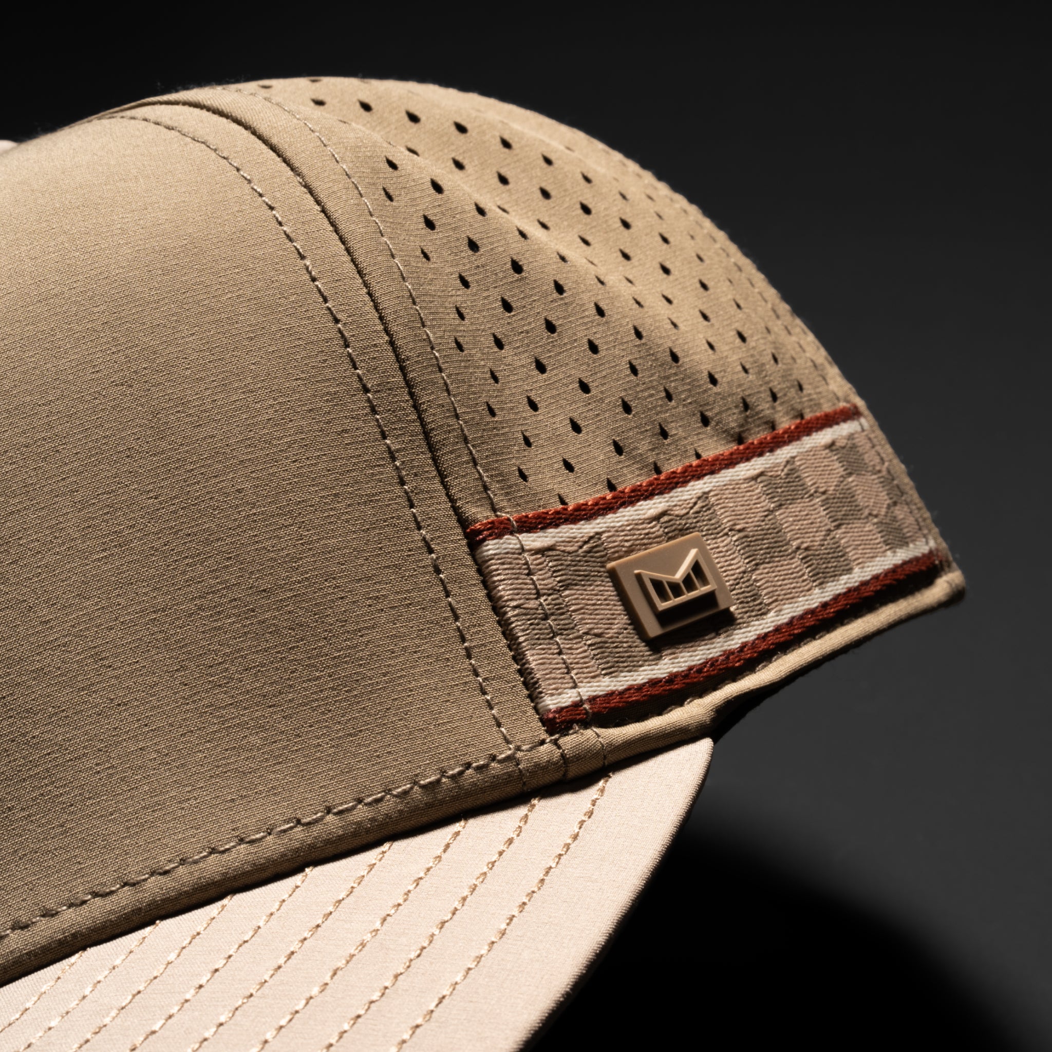 A gallery image of the melin Odysea Links Hydro hat in cobblestone, 4 of 5