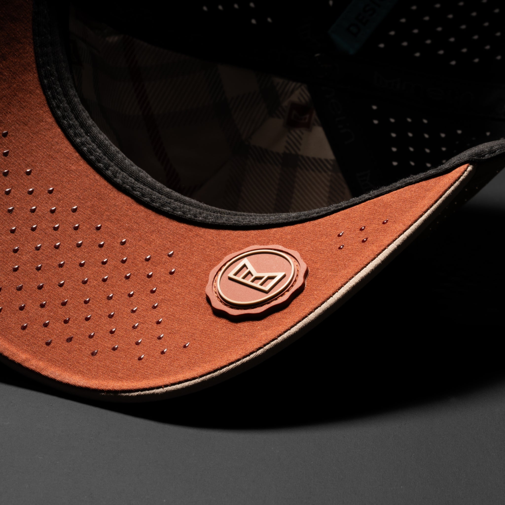 A gallery image of the melin Odysea Links Hydro hat in cobblestone, 5 of 5