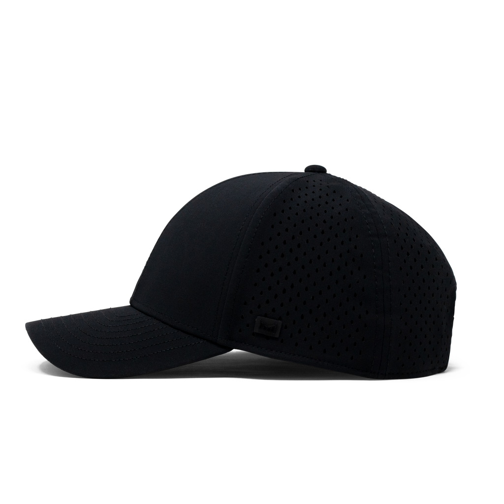 The side view of the Melin Vintage Fit A-Game Hydro hat in black Big Image - 3