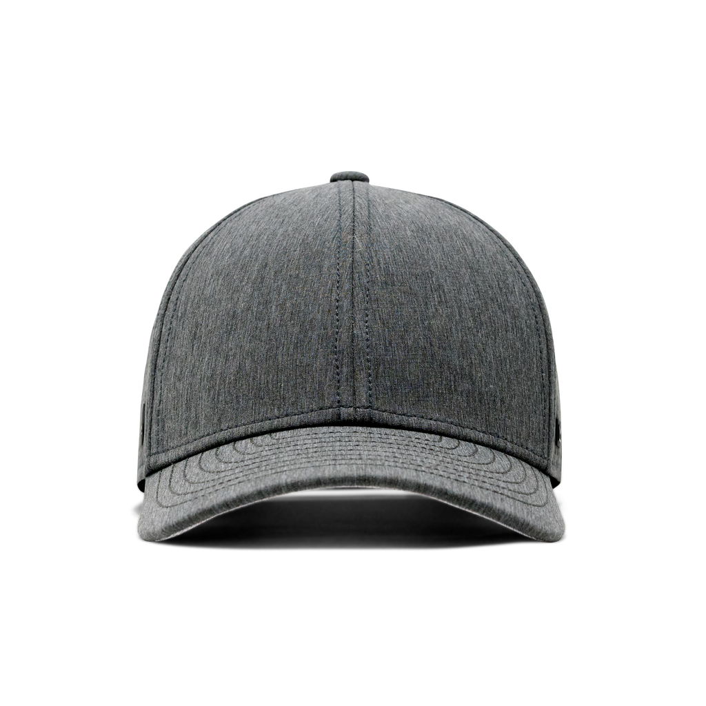 The frontal view of the Melin Vintage Fit A-Game Hydro hat in dark grey Big Image - 2