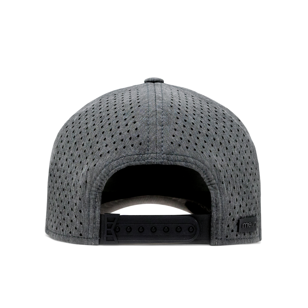 The back view of the Melin Vintage Fit A-Game Hydro hat in dark grey Big Image - 4
