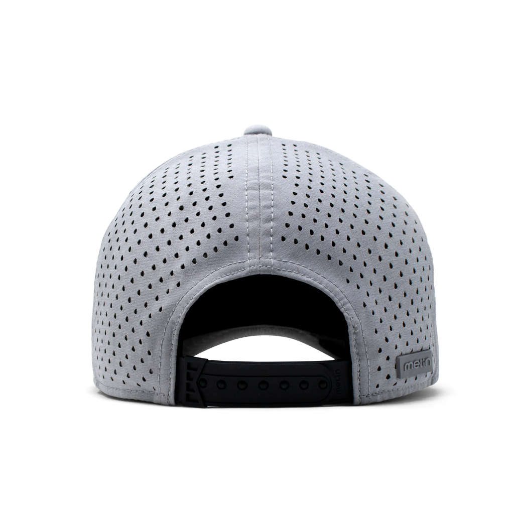 The back view of the Melin Vintage Fit A-Game Hydro hat in gray Big Image - 4