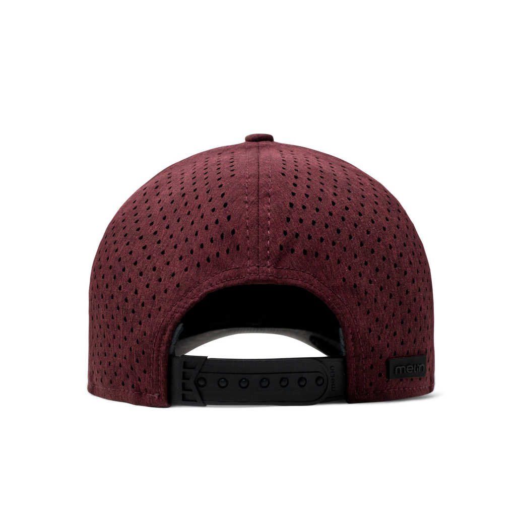 The back view of the Melin Vintage Fit A-Game Hydro hat in maroon Big Image - 4