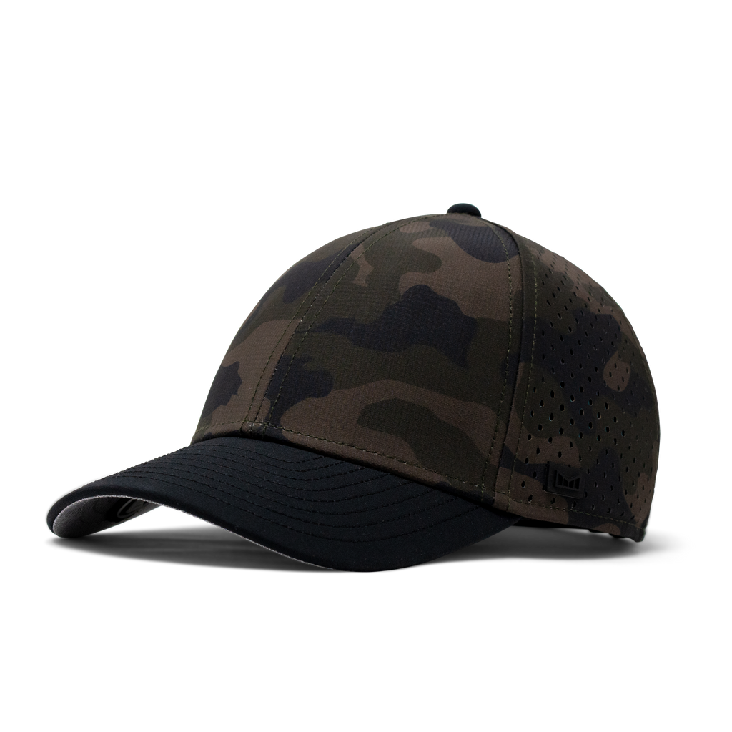 The angled view of the Melin Vintage Fit A-Game Hydro hat in camo Big Image - 1