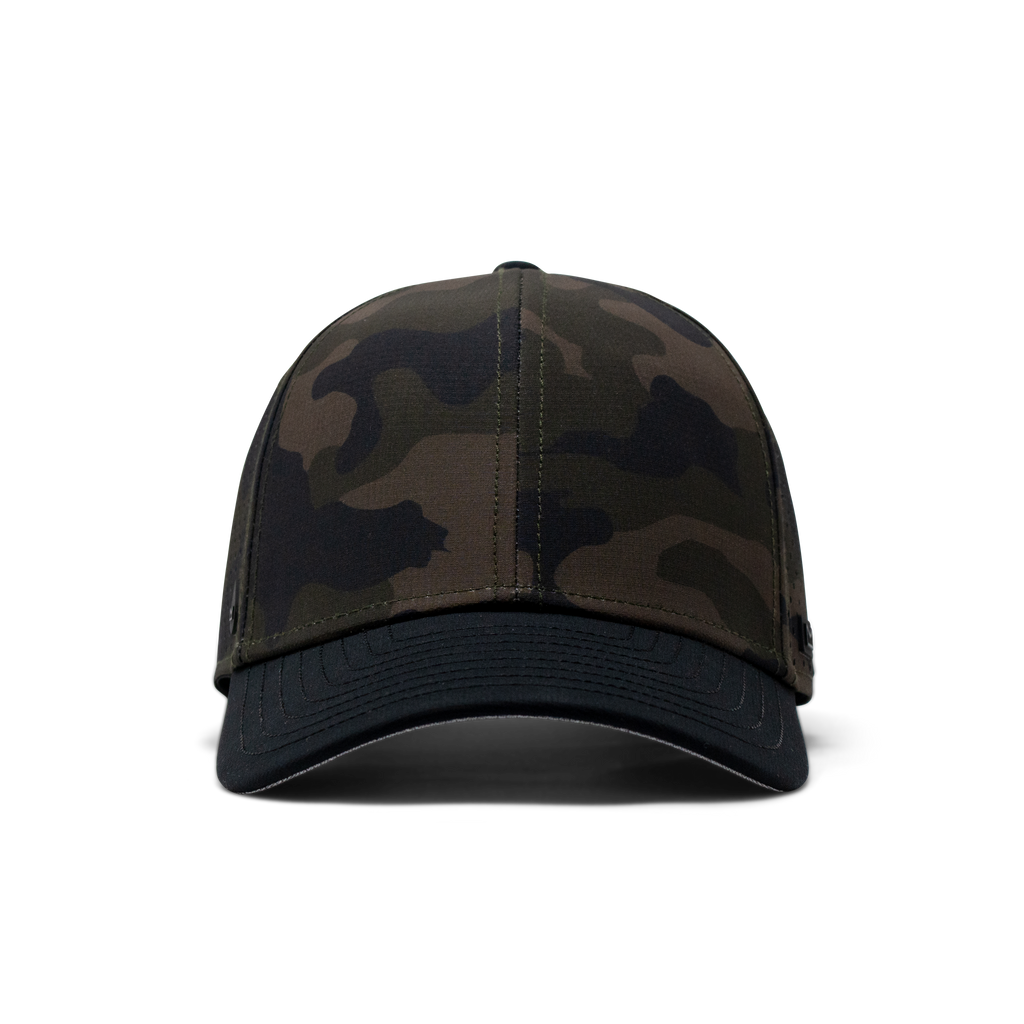 The frontal view of the Melin Vintage Fit A-Game Hydro hat in camo Big Image - 3