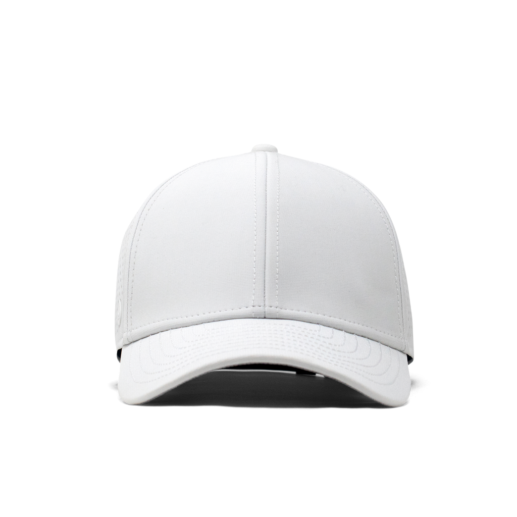The frontal view of the Melin Vintage Fit A-Game Hydro hat in white Big Image - 2