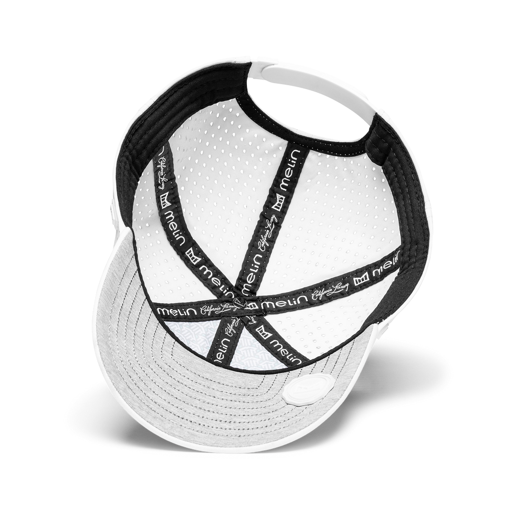 The inside view of the Melin Vintage Fit A-Game Hydro hat in white Big Image - 5