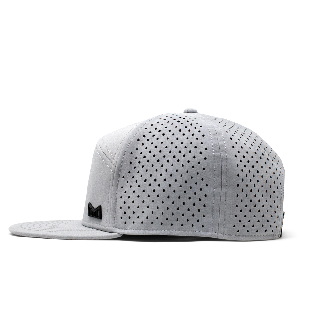The side view of the Melin Horizon Fit Treches Icon Hydro hat in white Big Image - 3