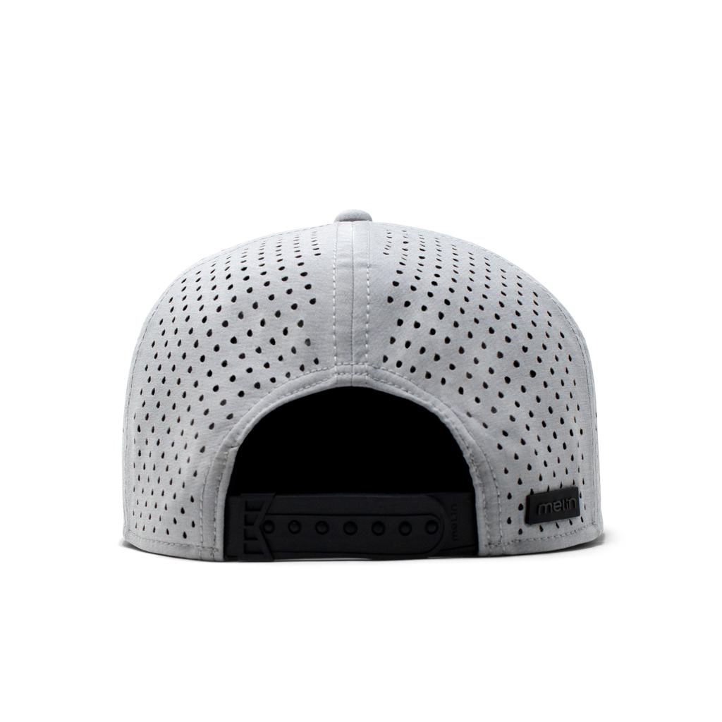 The back view of the Melin Horizon Fit Treches Icon Hydro hat in white Big Image - 4