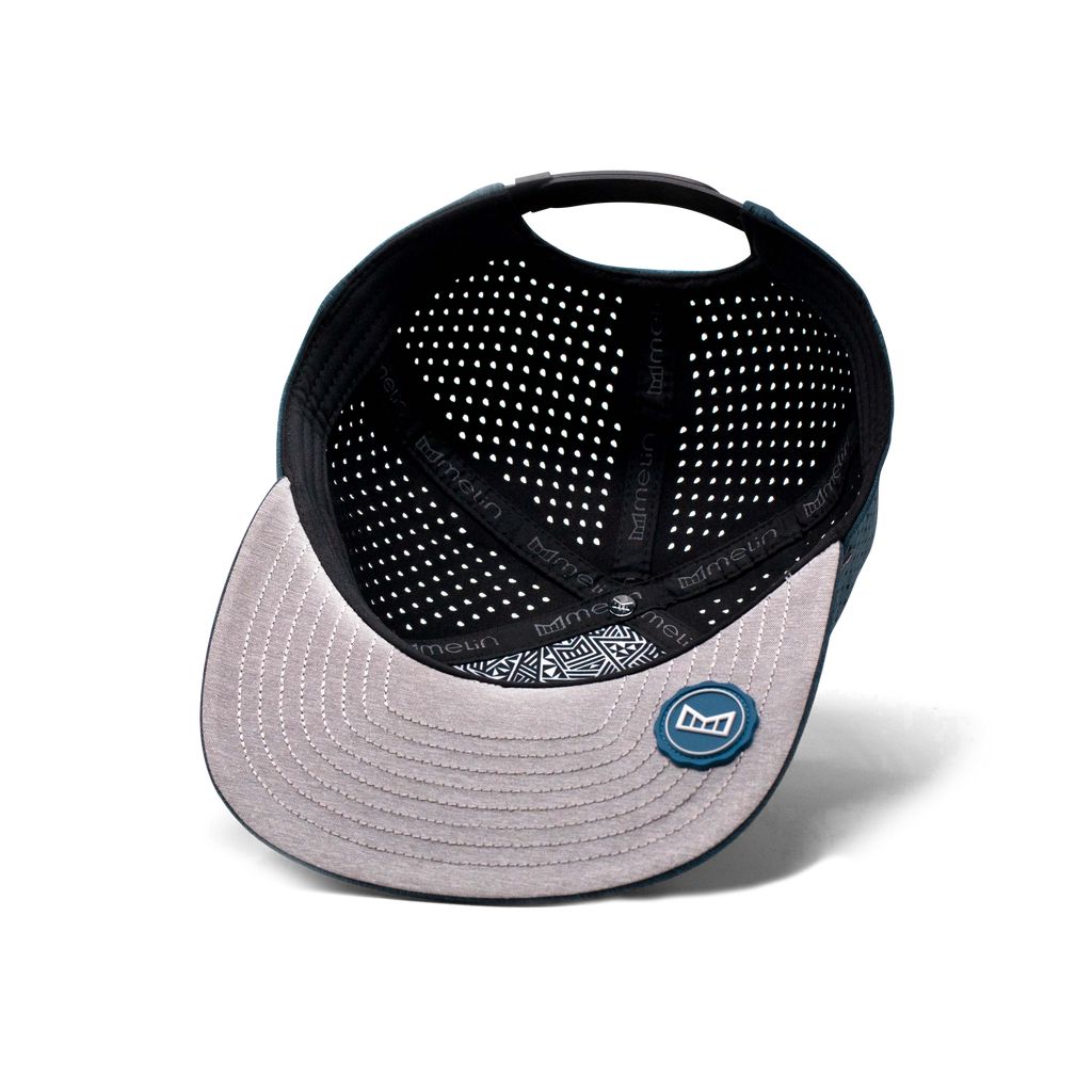 The inside view of the Melin Horizon Fit Treches Icon Hydro hat in dark blue Big Image - 6