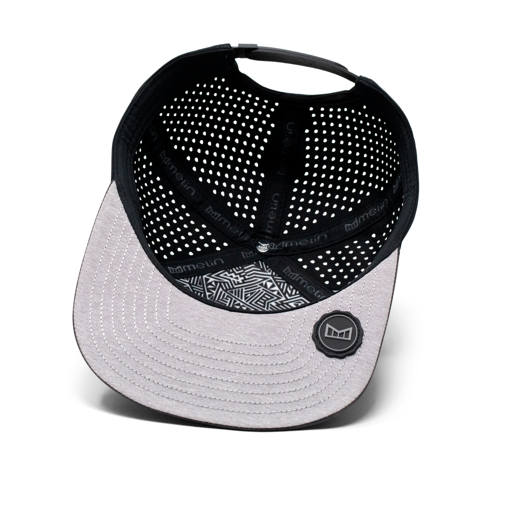 The inside view of the Melin Horizon Fit Treches Icon Hydro hat in green camo Big Image - 5