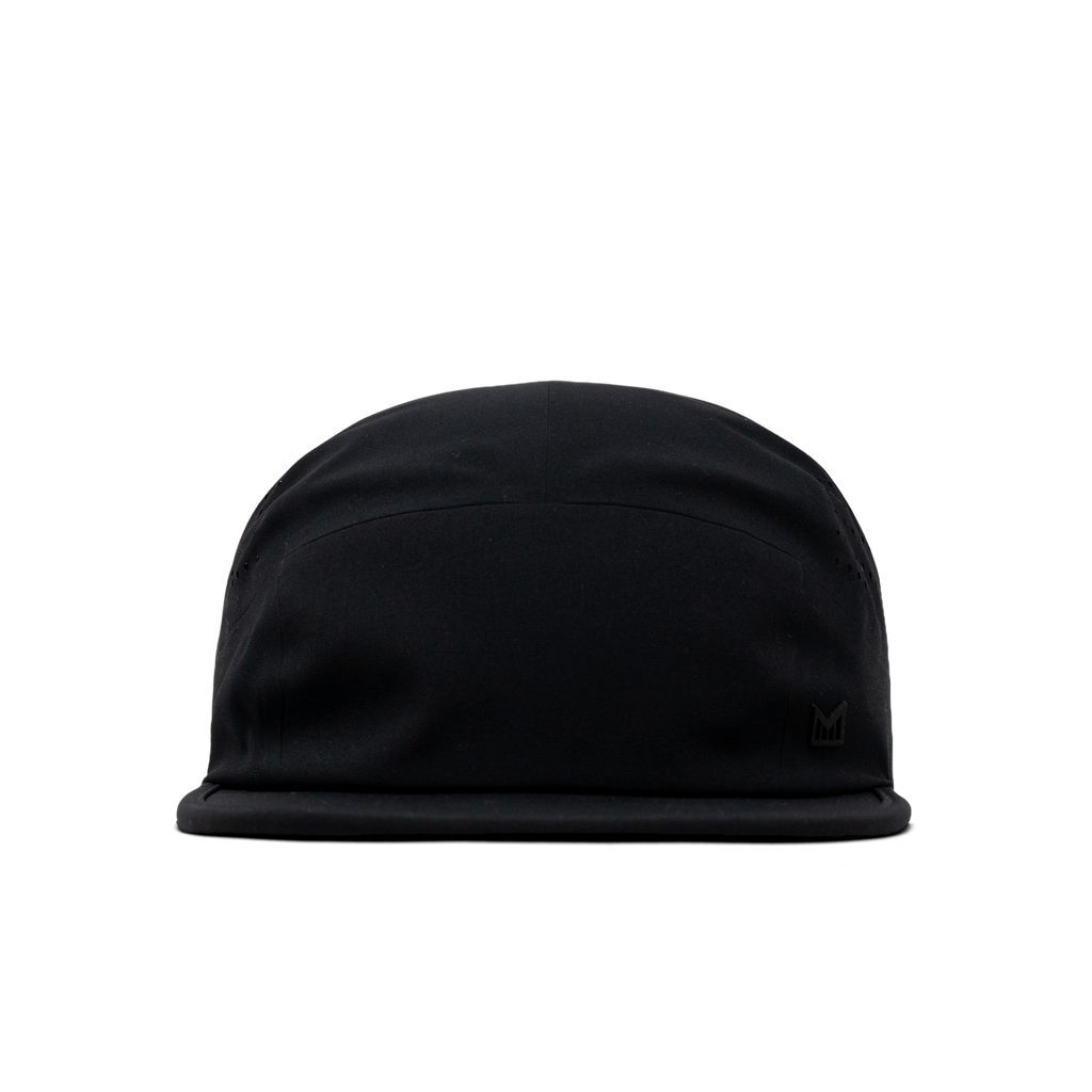 The frontal view of the Melin Camper Fit Pace Hydro hat in black Big Image - 2