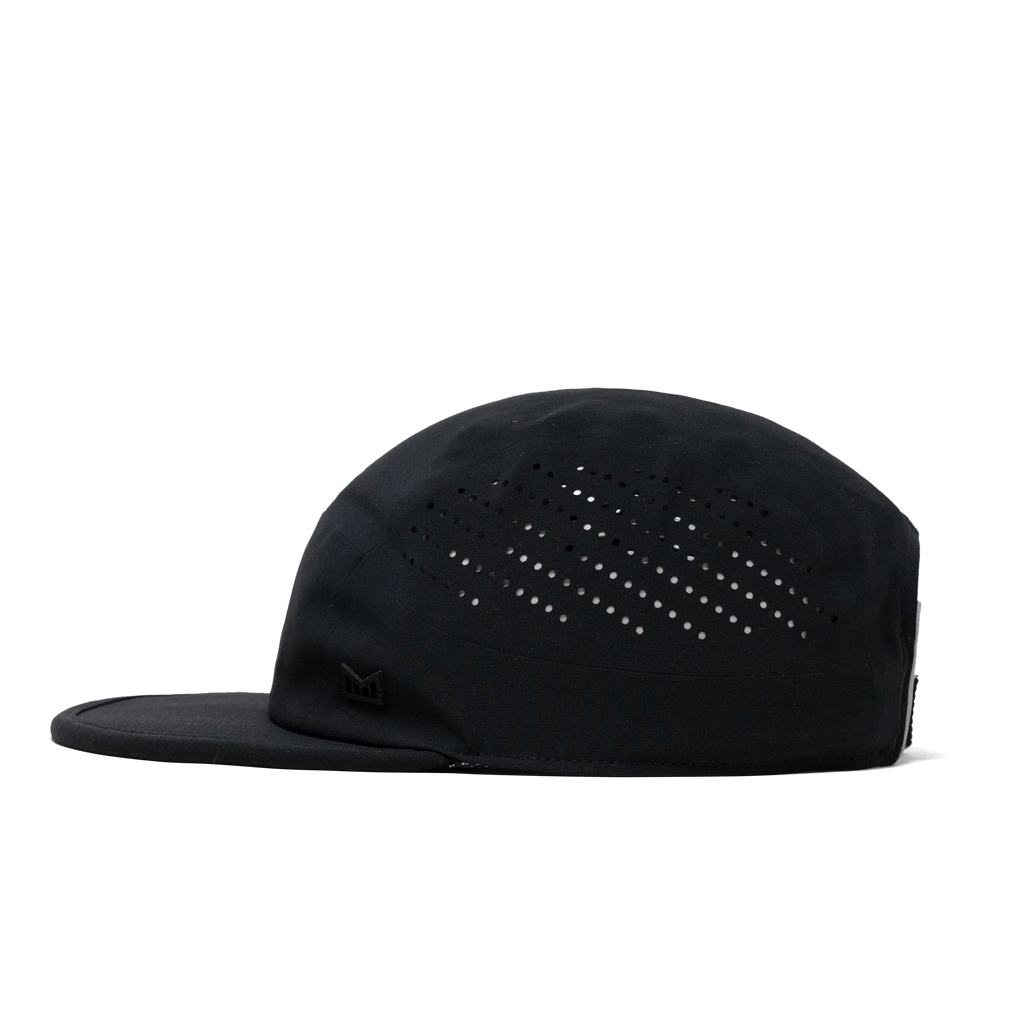 The side view of the Melin Camper Fit Pace Hydro hat in black Big Image - 4