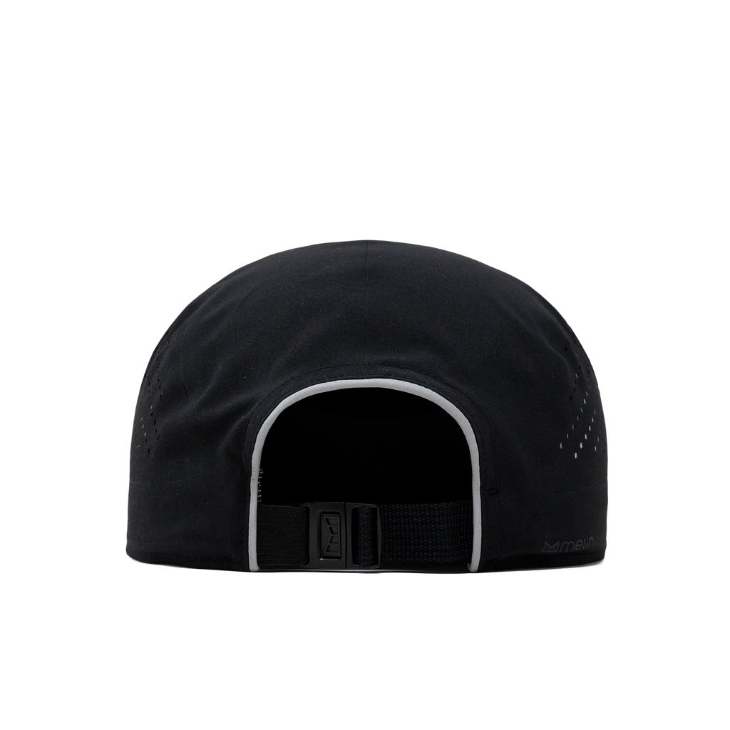 The back view of the Melin Camper Fit Pace Hydro hat in black Big Image - 5