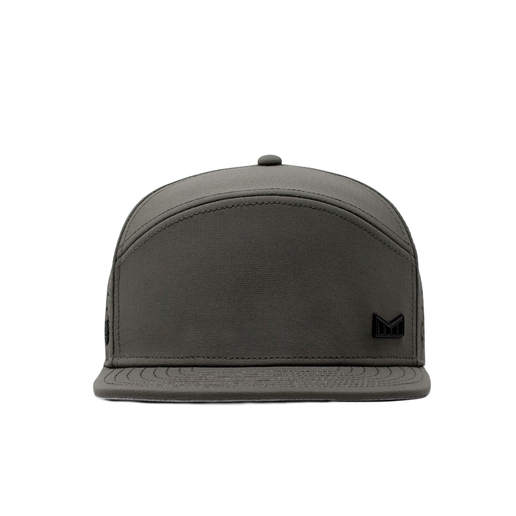 The frontal view of the Melin Horizon Fit Trenches Icon Hydro hat in green Big Image - 3
