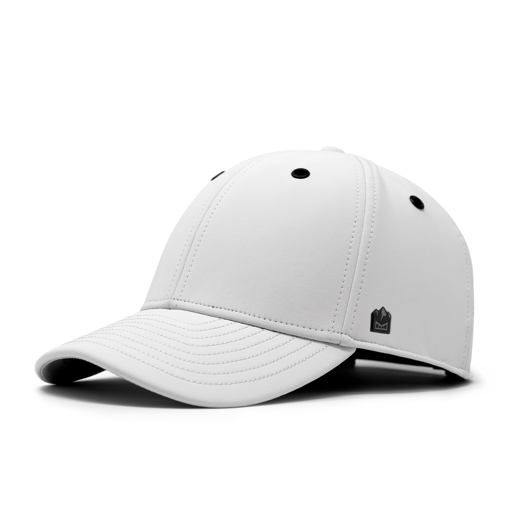 The front, angled view of melin's A-Game Infinite Thermal frost snapback hat. Big Image - 1