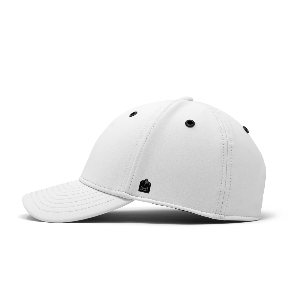 The side view of melin's A-Game Infinite Thermal frost snapback hat. Big Image - 4