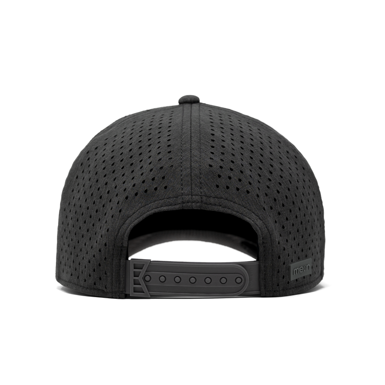 Melin Hydro Odyssey Stacked Snapback Hat Heather Charcoal / XL